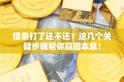 济南借条打了还不还？这几个关键步骤帮你赢回本息！