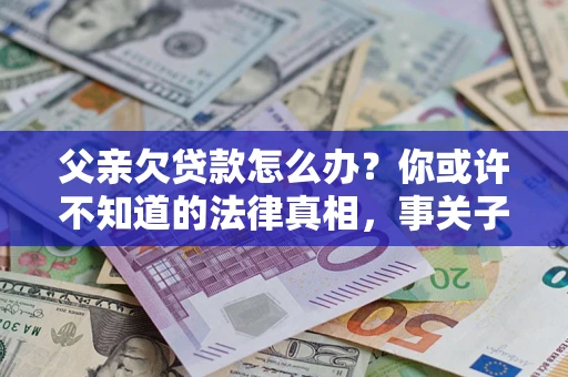 济南父亲欠贷款怎么办？你或许不知道的法律真相，事关子女未来
