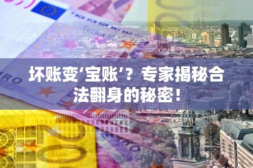 济南坏账变‘宝账’？专家揭秘合法翻身的秘密！