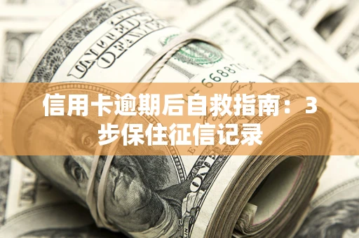 济南信用卡逾期后自救指南：3步保住征信记录