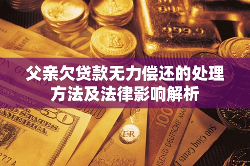 济南父亲欠贷款无力偿还的处理方法及法律影响解析