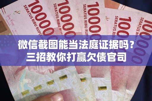 济南微信截图能当法庭证据吗？三招教你打赢欠债官司